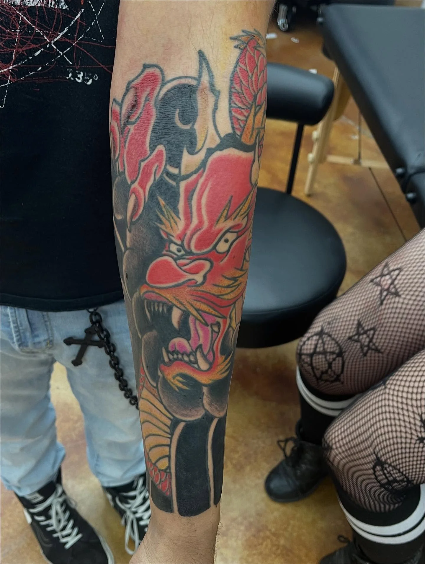 Traditional Japanese tattoo by Luis Reymundo - Cursed Ink Society artistry