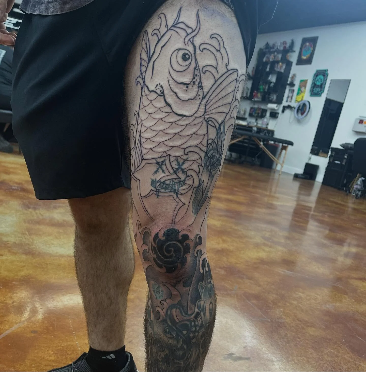 Traditional Japanese tattoo by Luis Reymundo - Cursed Ink Society artistry