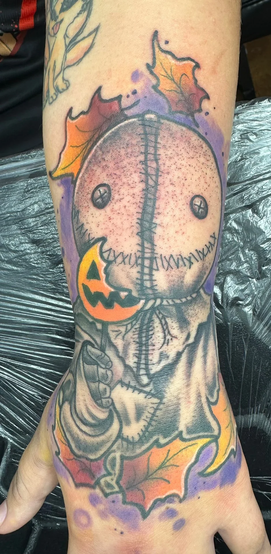 Watercolor tattoo by Ashley Wood - Cursed Ink Society artistry