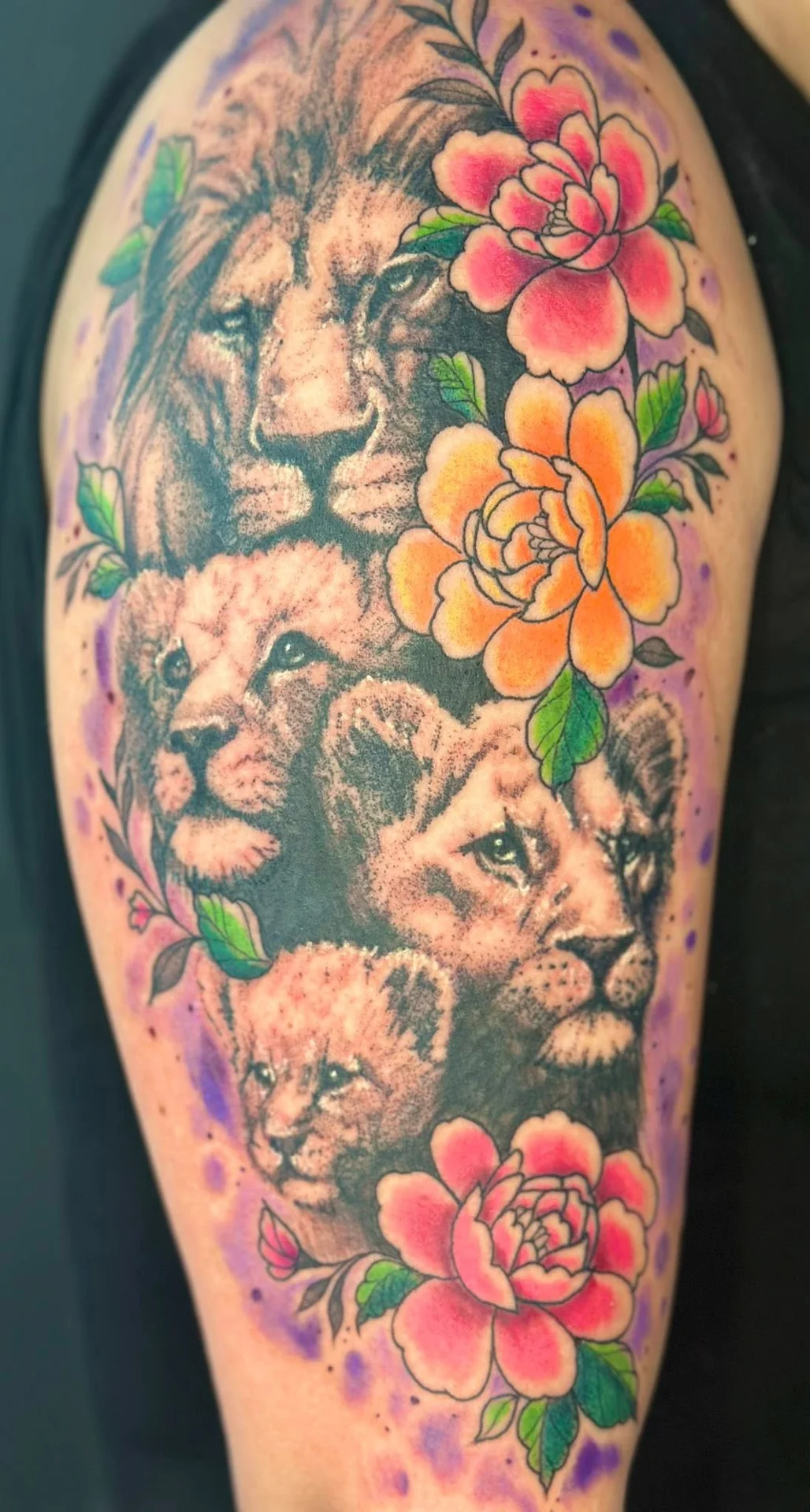 Watercolor tattoo by Ashley Wood - Cursed Ink Society artistry