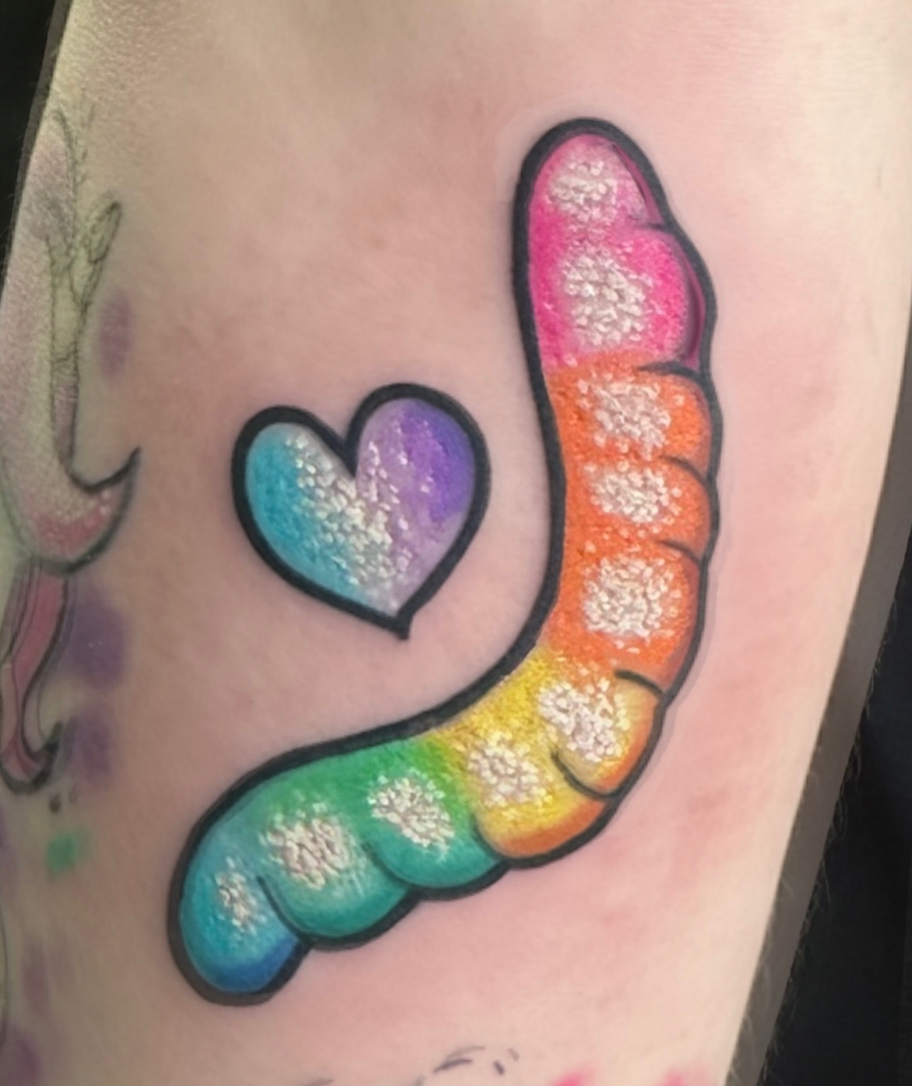 Watercolor tattoo by Ashley Wood - Cursed Ink Society artistry