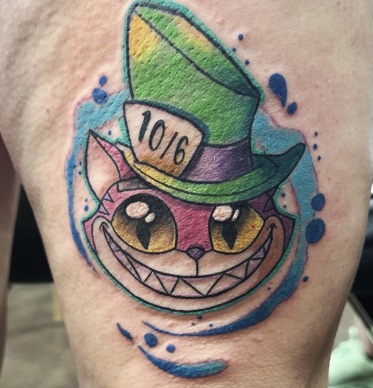 Watercolor tattoo by Ashley Wood - Cursed Ink Society artistry