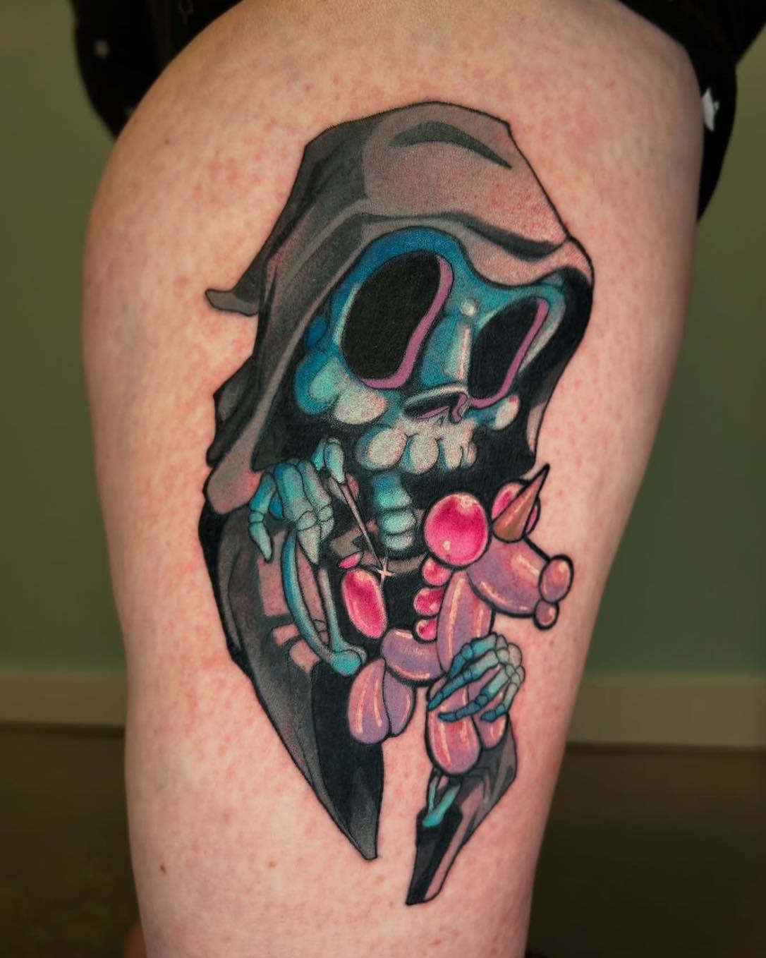 Manga tattoo by Cody Crochet - Cursed Ink Society artistry