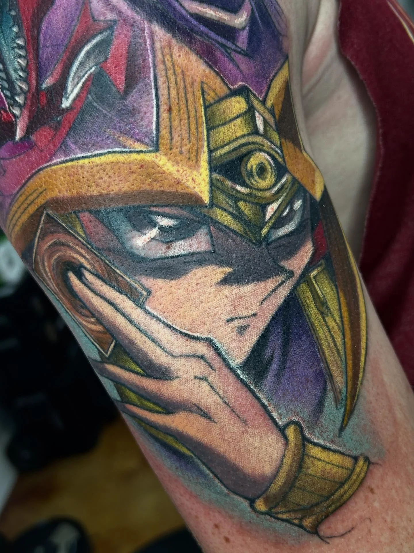 Manga tattoo by Cody Crochet - Cursed Ink Society artistry