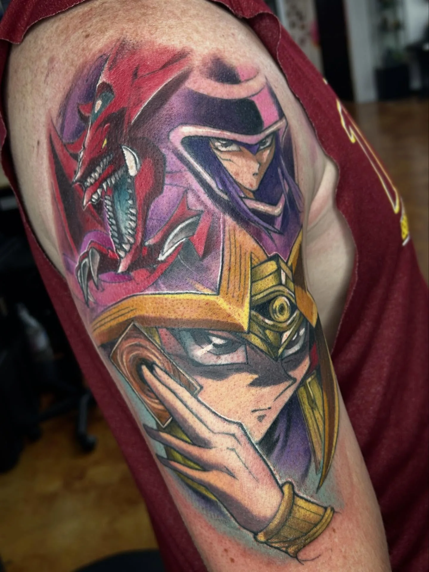 Manga tattoo by Cody Crochet - Cursed Ink Society artistry