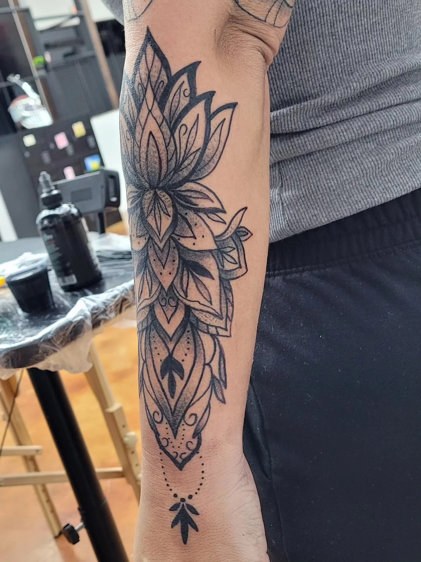 Illustrative tattoo by Seth Wood - Cursed Ink Society artistry